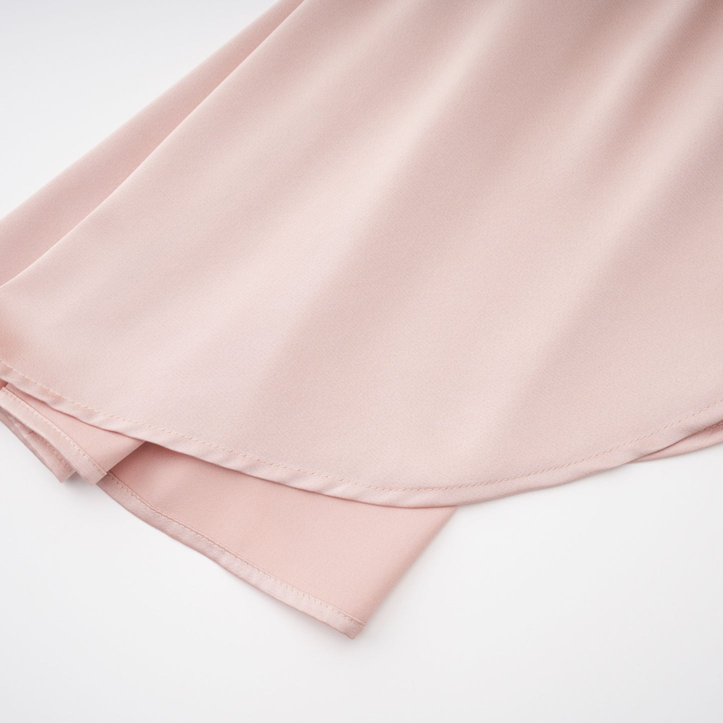 Everleigh Champagne Satin Top & Skirt Set With Cape Detail