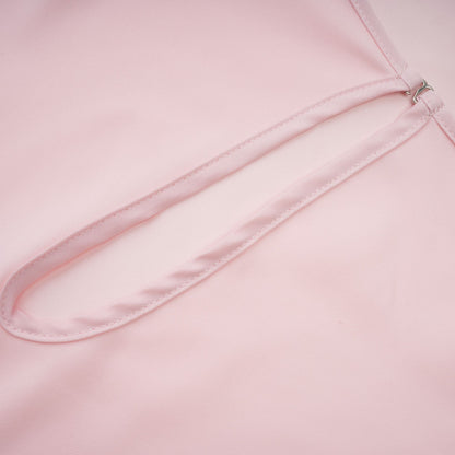 Nonchalante Pink Tiered Halterneck Maxi Dress