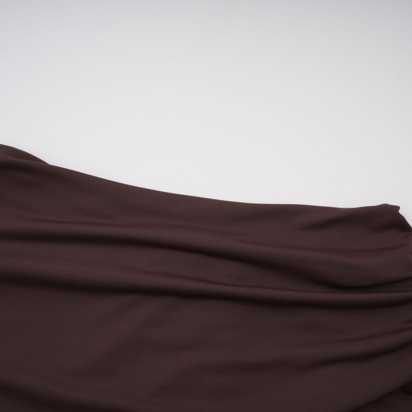 Prune Brown Night Out Asimetrik Dantelli Midi Elbise