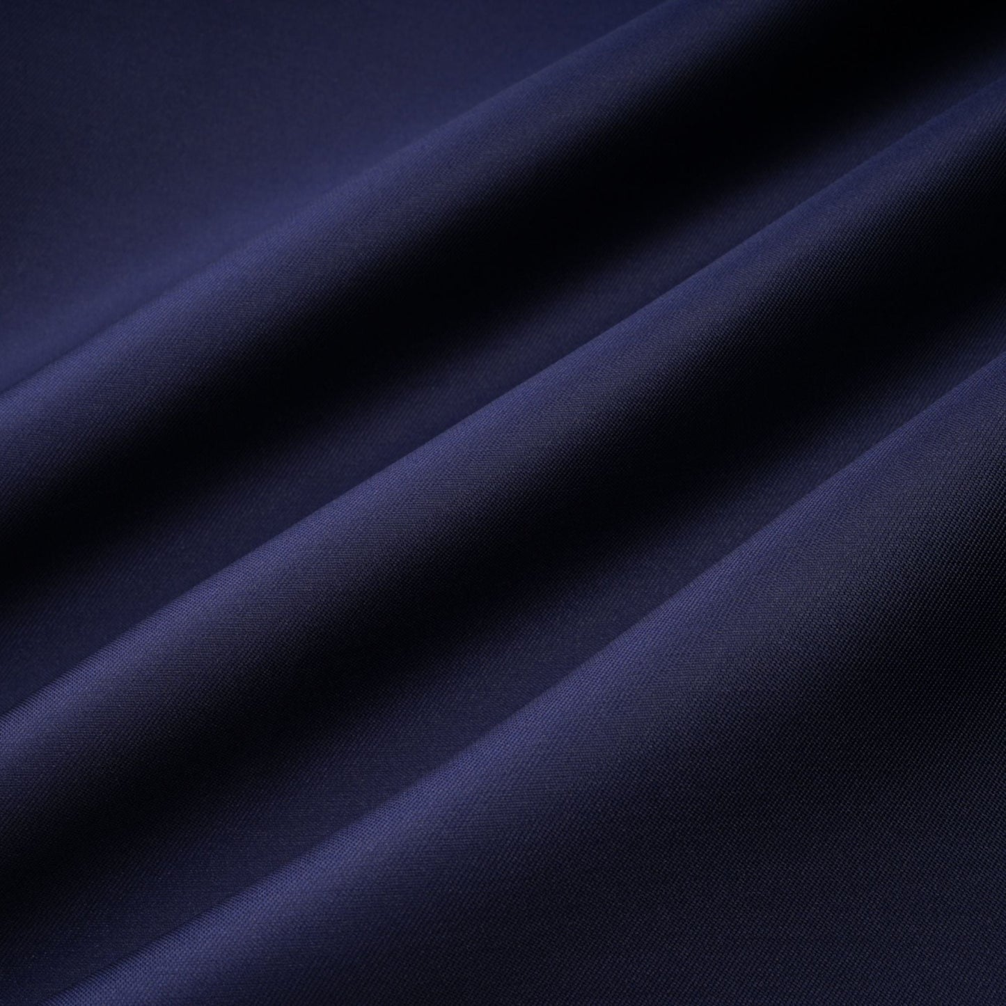 Fern Navy Blue Satin Panel Knit Midi Dress