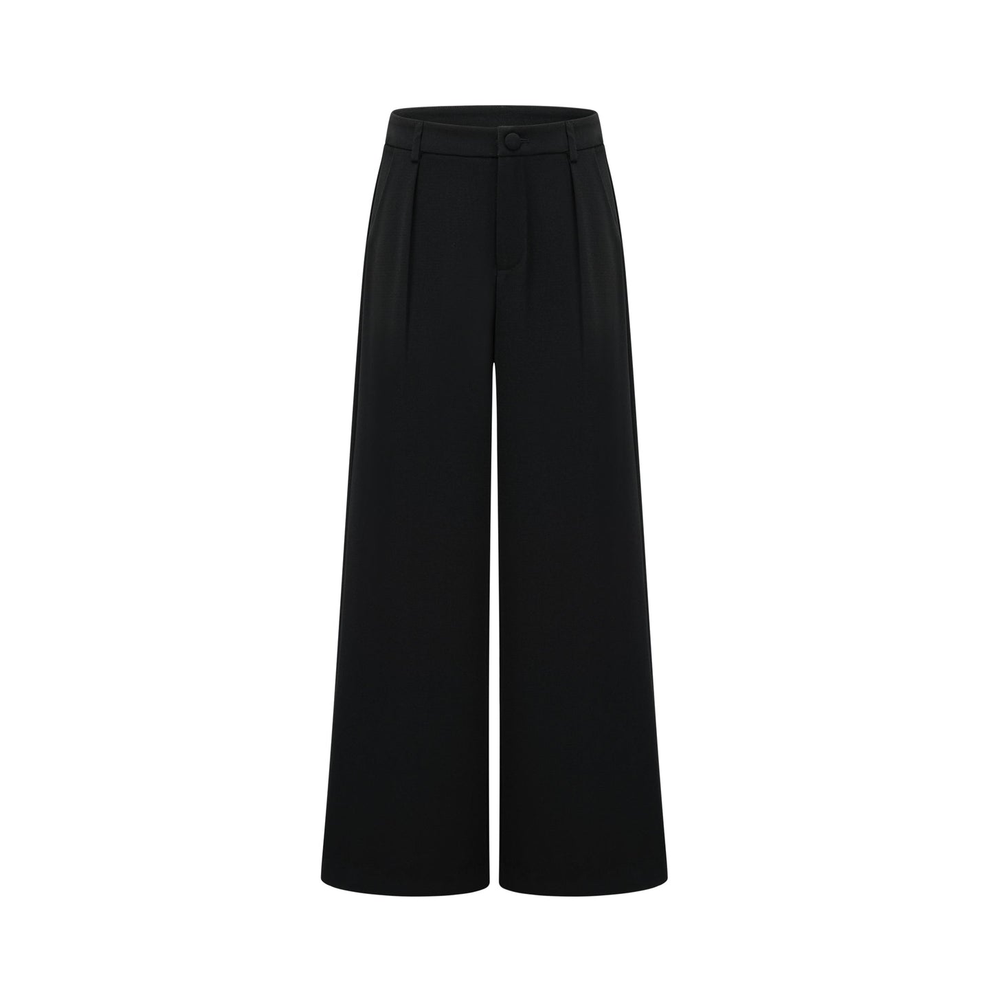 Suzanne Black Pleated Jacket & Trousers Matching Set