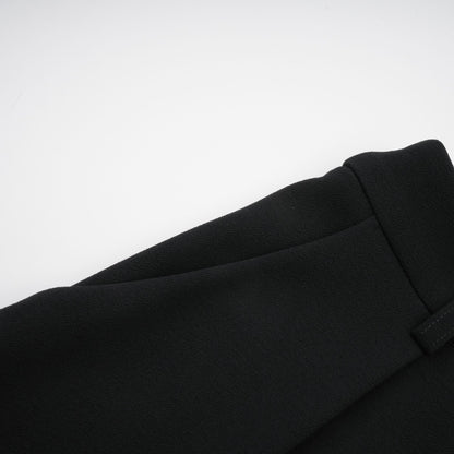 Suzanne Black Pleated Jacket & Trousers Matching Set