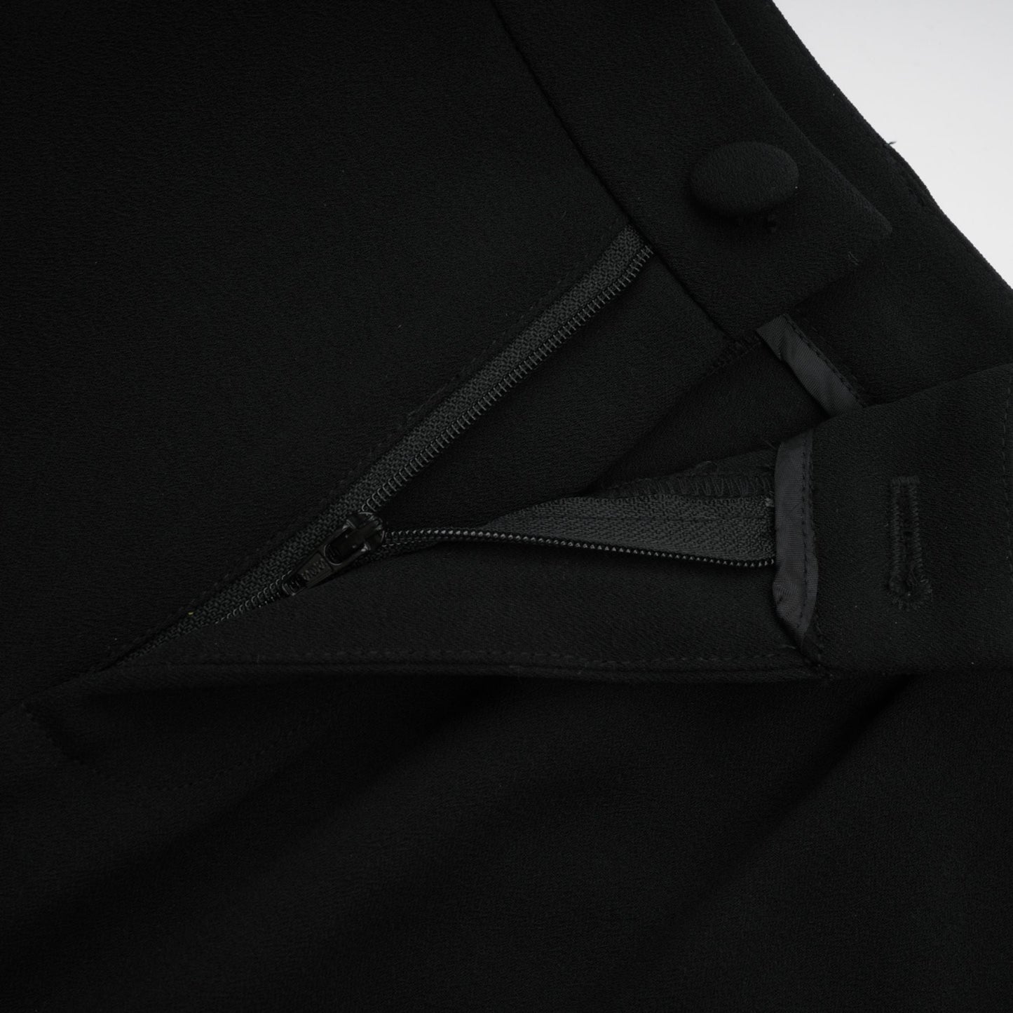 Suzanne Black Pleated Jacket & Trousers Matching Set