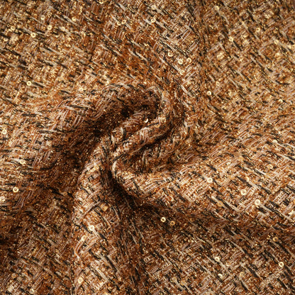 Clothilde Gold Sequined Tweed Jacket
