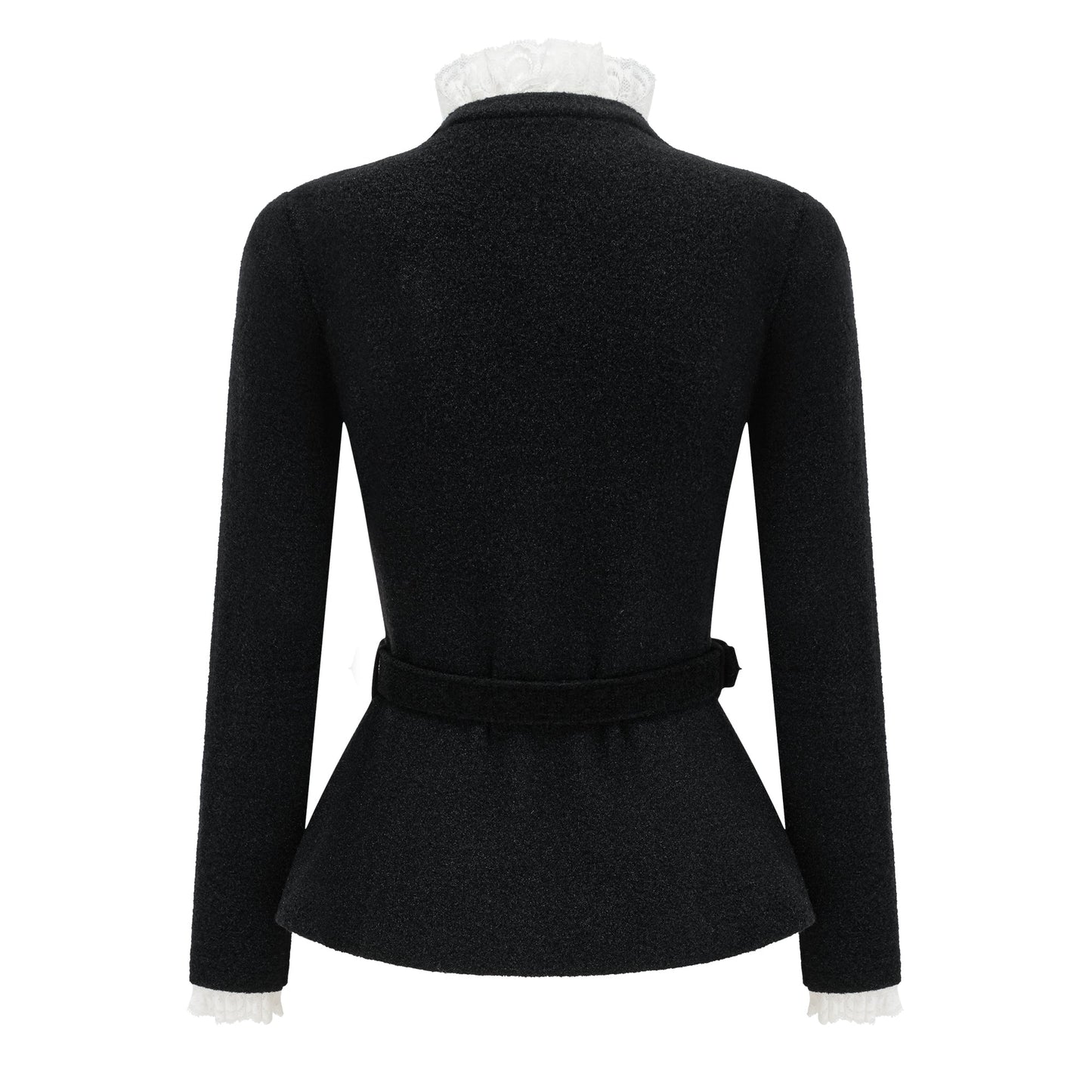 Ellinor Black Embellished Knit Top & Skirt Set