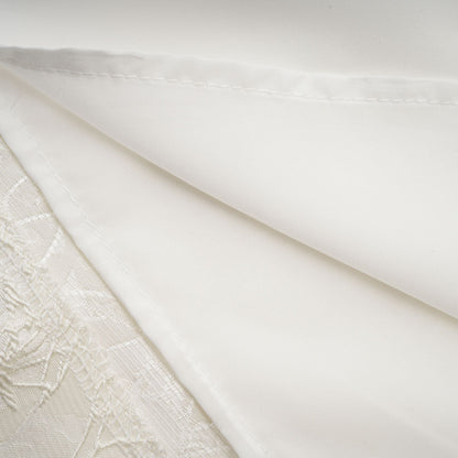 Colette beyaz jakarlı katlı mini elbise
