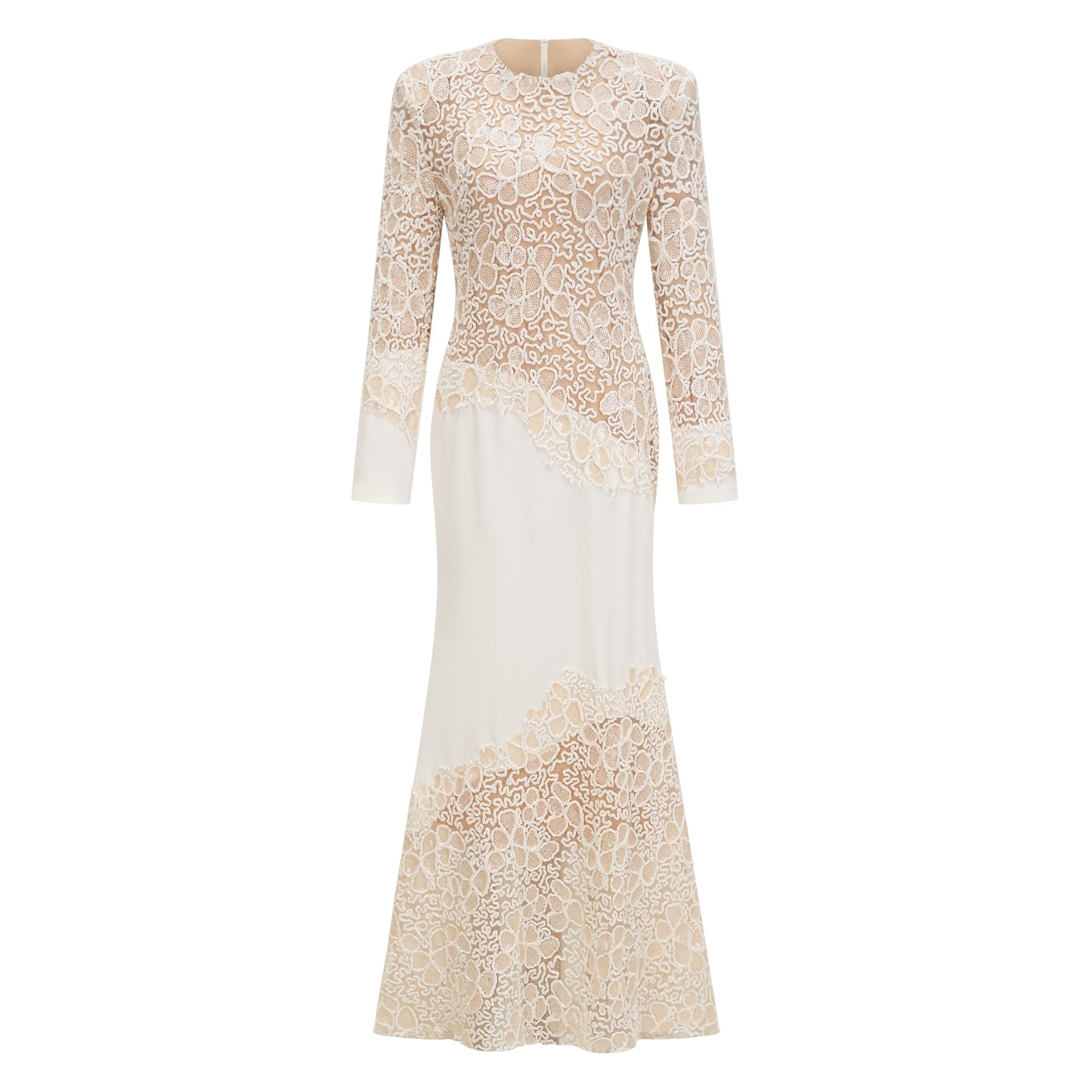 Mathilde White Embroidered Maxi Dress