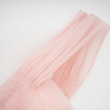 Érasme Pink Flounced Midi Dress