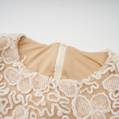 Mathilde White Embroidered Maxi Dress