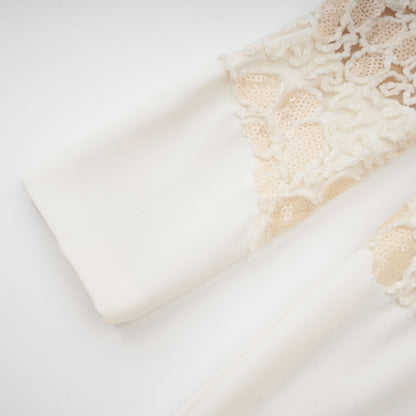 Mathilde White Embroidered Maxi Dress