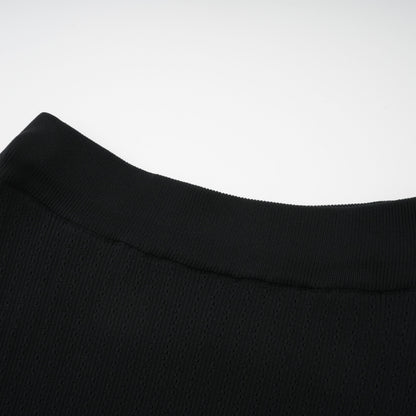 Ellinor Black Embellished Knit Top & Skirt Set