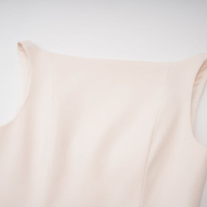 Aria White Asymmetrical Shawl & Tulle Panel Dress Set