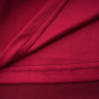 Margot Red Scarf Design Ruched Maxi Gown