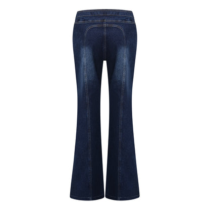 Kiona Indigo Blue Denim Lace-Up Co-ord Set