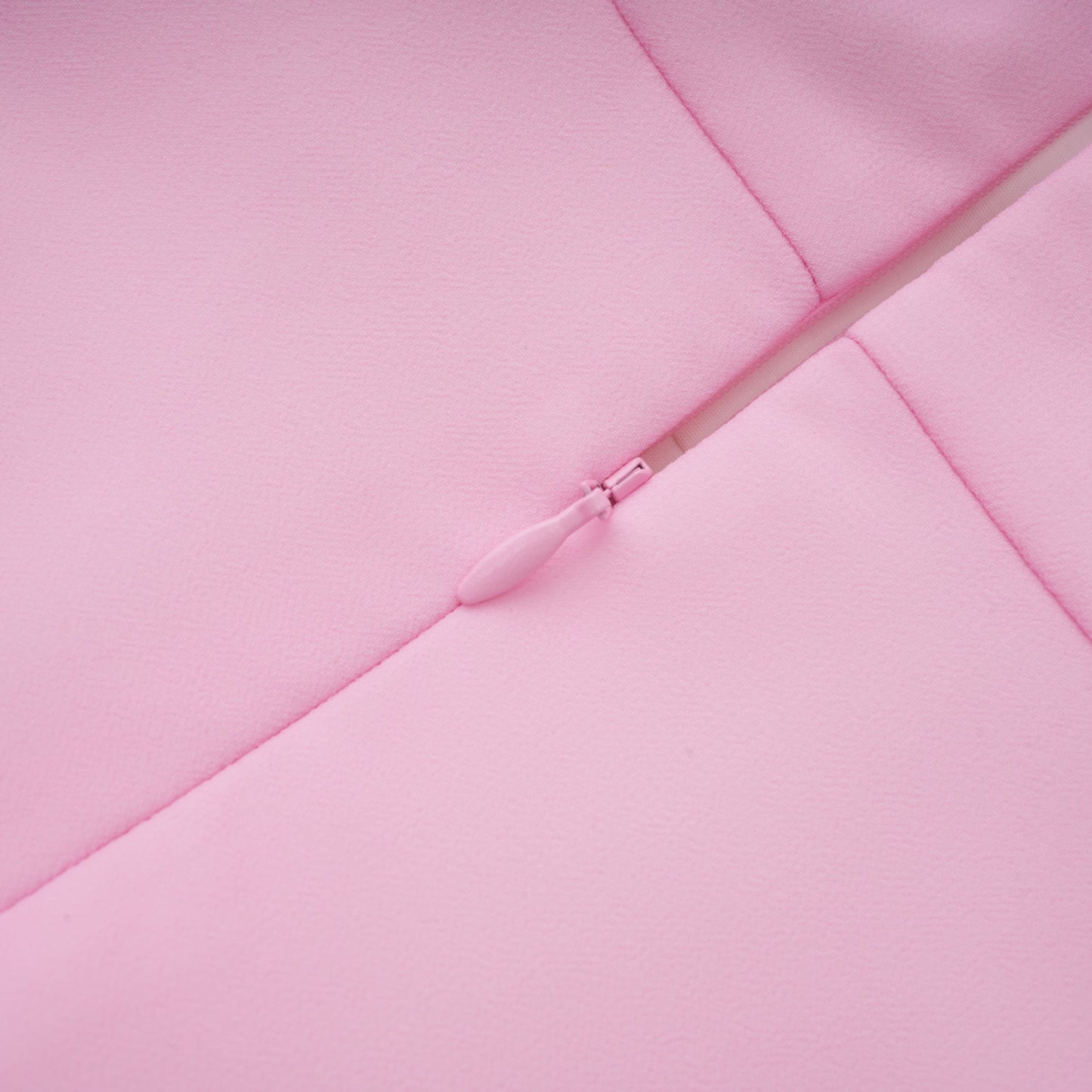 Laetitia Pink Pleated Train Ruched Maxi Dress