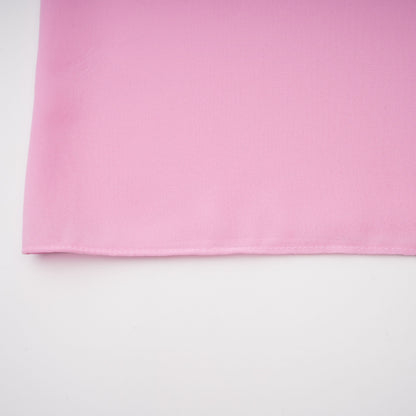 Laetitia Pink Pleated Train Ruched Maxi Dress