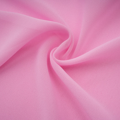 Laetitia Pink Pleated Train Ruched Maxi Dress