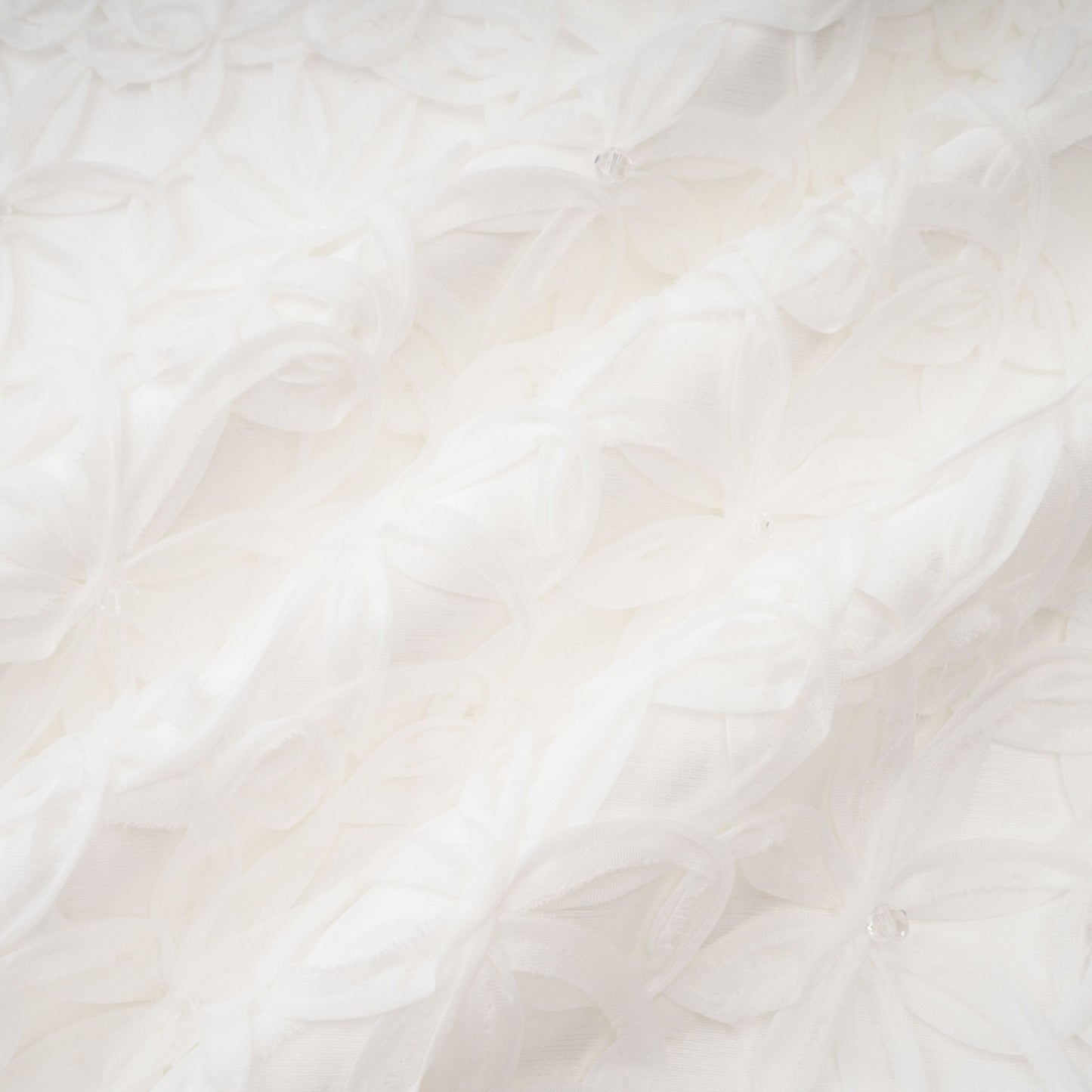 Dulcie White Floral Jacquard Shawl & Dress Set