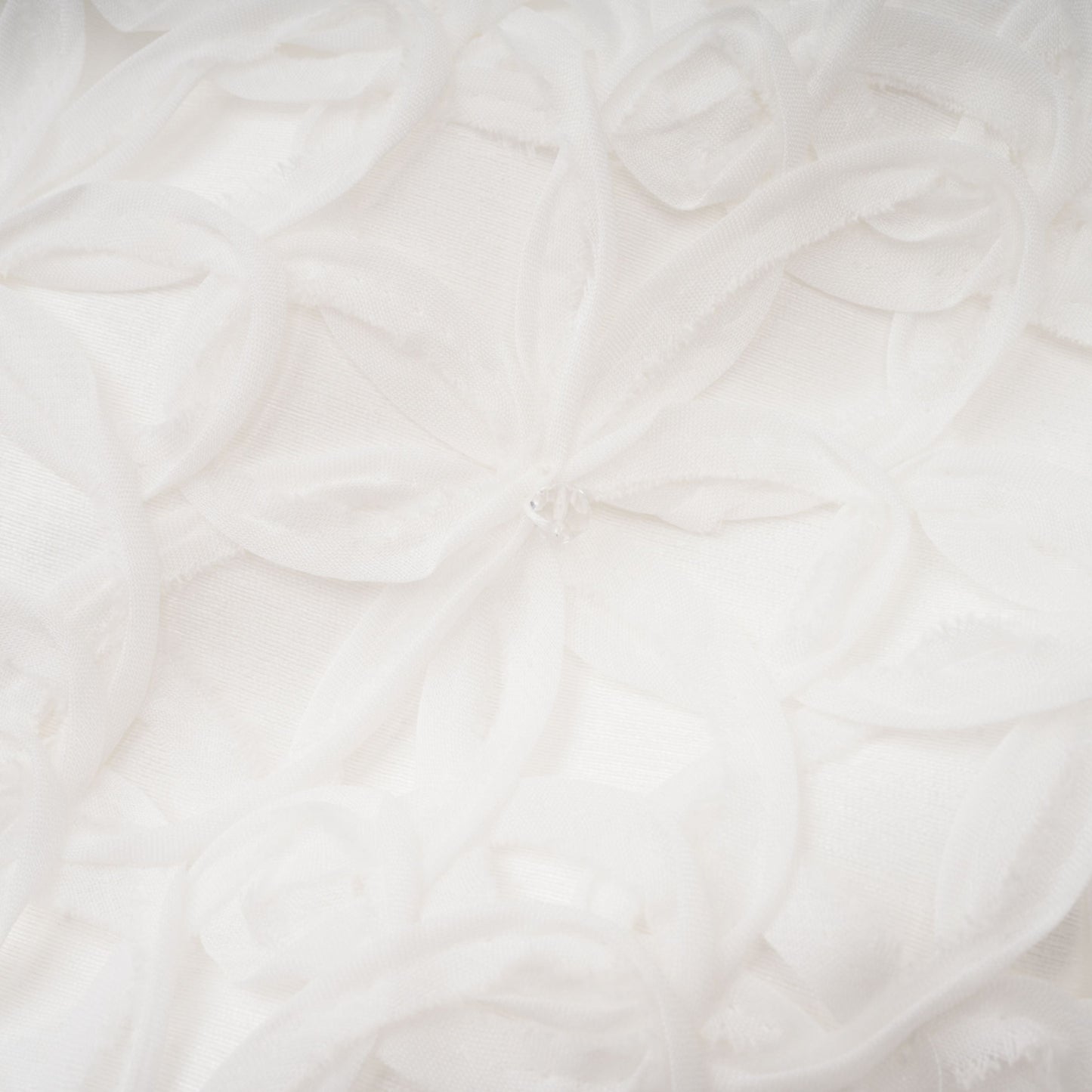 Dulcie White Floral Jacquard Shawl & Dress Set