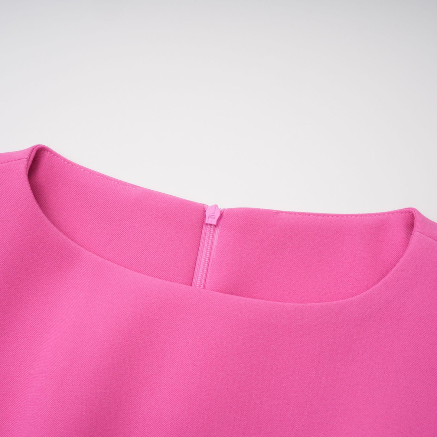 Fleurine Hot Pink Floral Appliqué Mini Dress