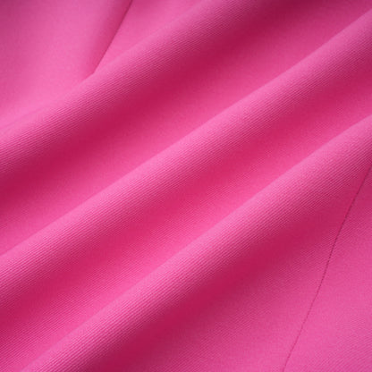 Fleurine Hot Pink Floral Appliqué Mini Dress