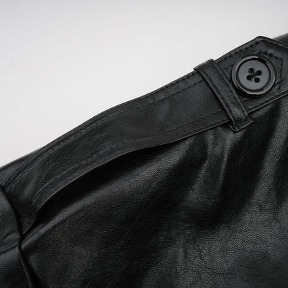 Virginie quilted cropped leather jacket