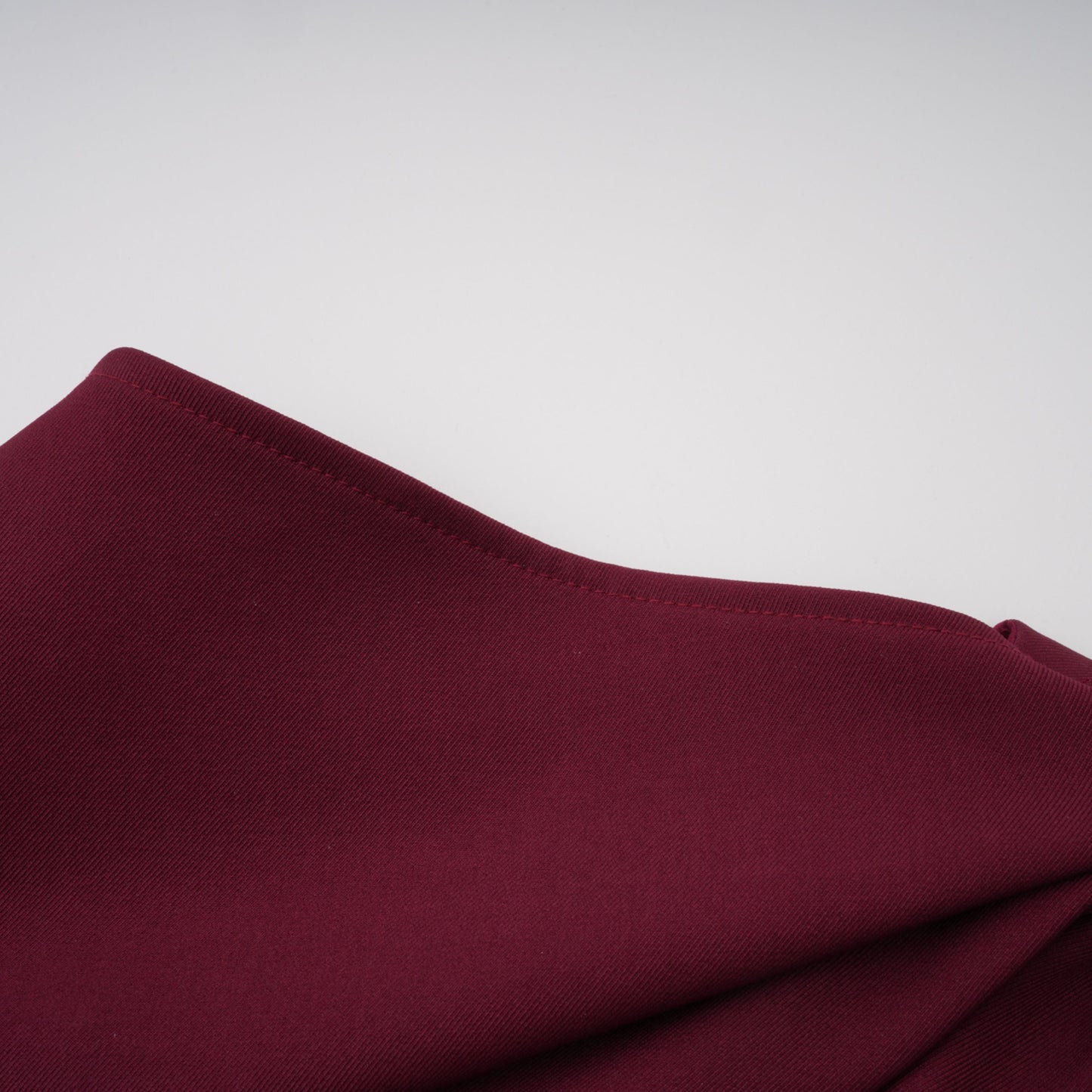 Wren Burgundy Asymmetrical Cape Maxi Dress