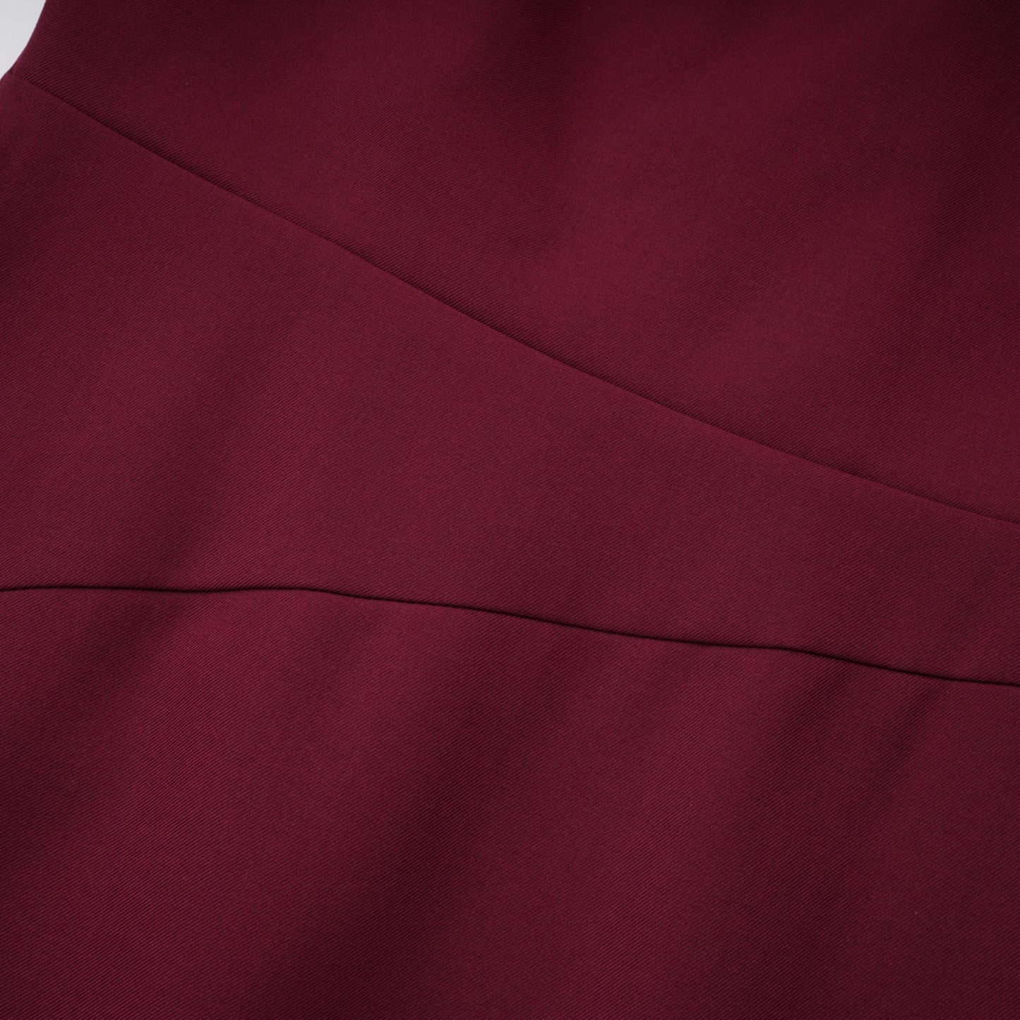 Wren Burgundy Asymmetrical Cape Maxi Dress