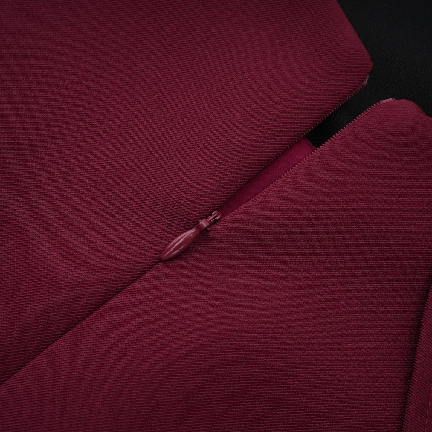 Wren Burgundy Asymmetrical Cape Maxi Dress