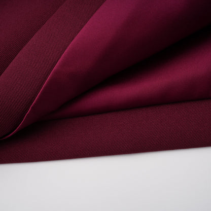 Wren Burgundy Asymmetrical Cape Maxi Dress