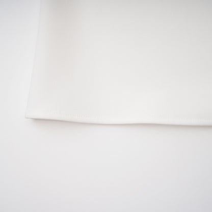 Kare White Asymmetrical Gathered Midi Dress