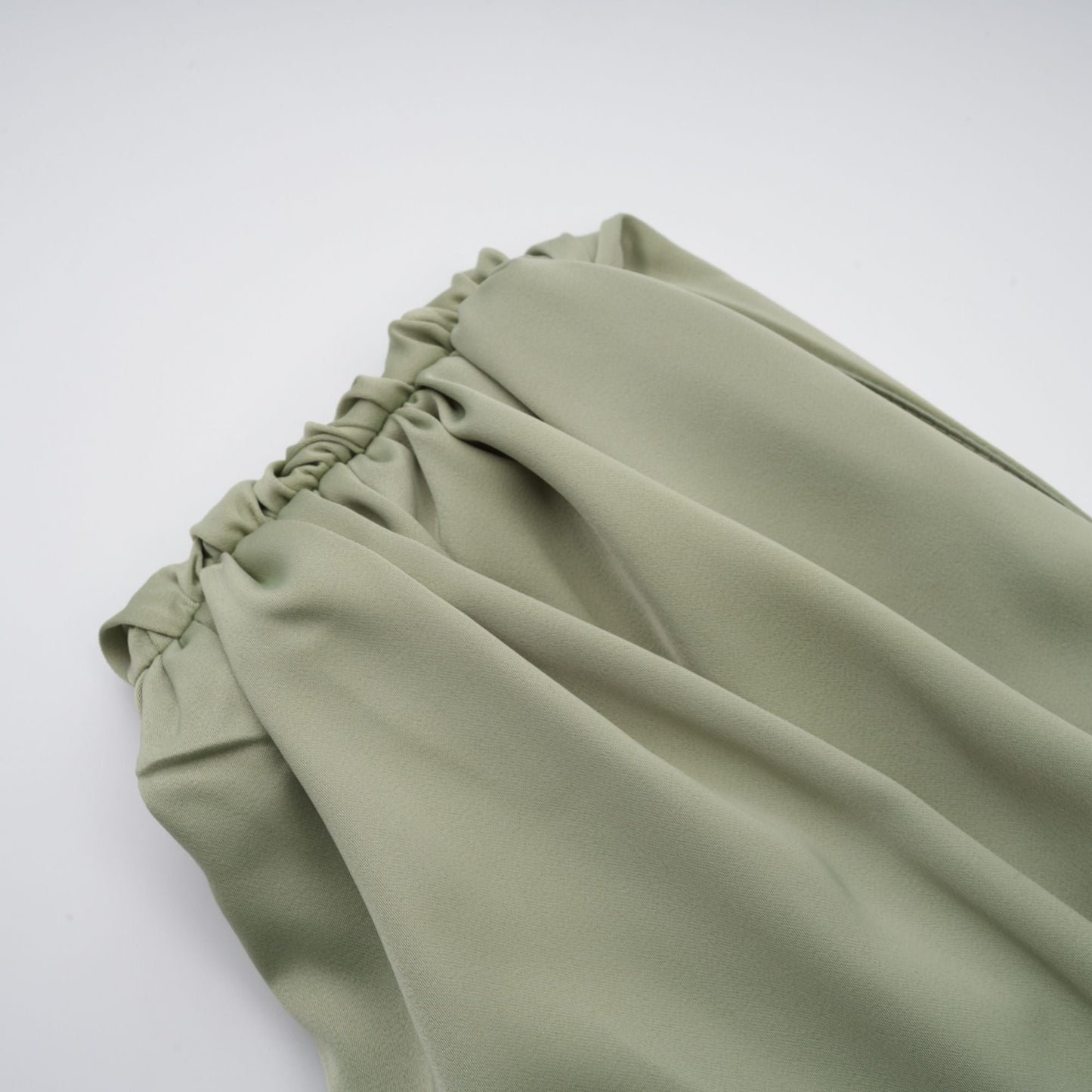 Benedetta Green One Shoulder Satin Maxi Dress