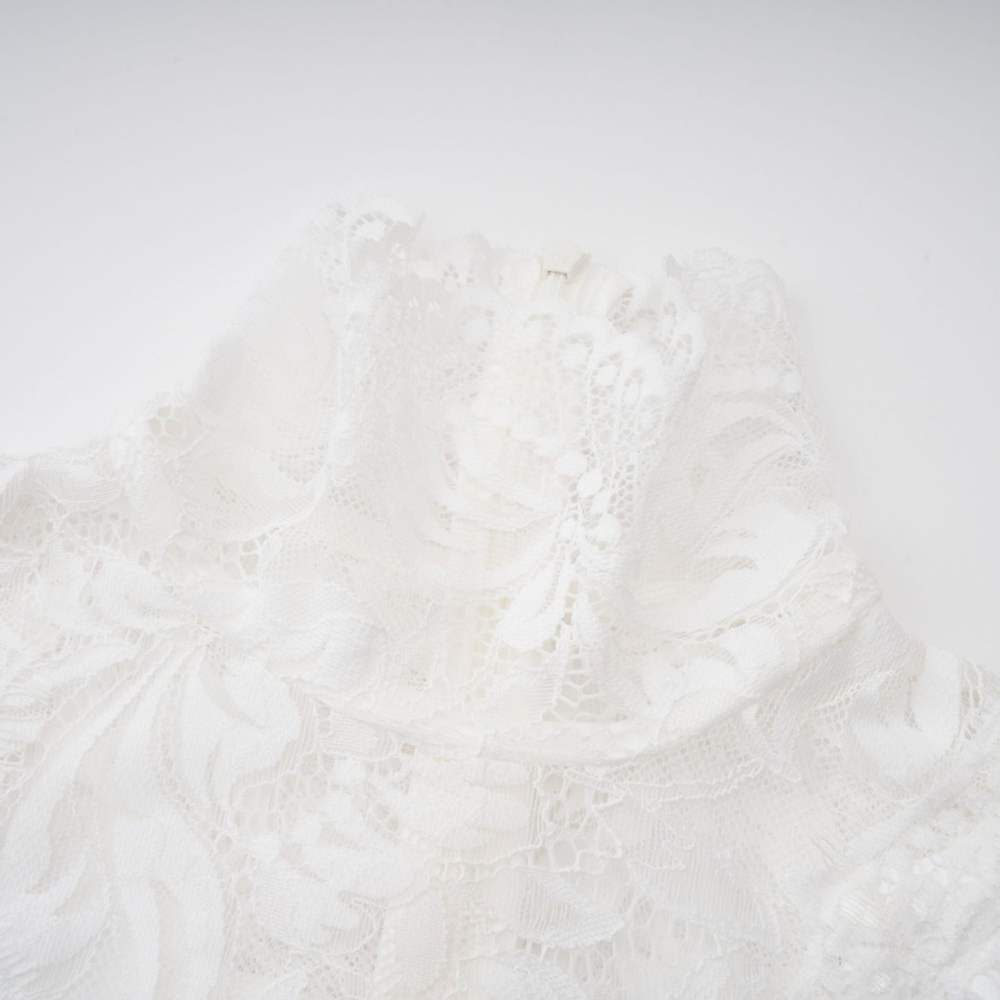 Airelle White Satin Panel Lace Maxi Dress