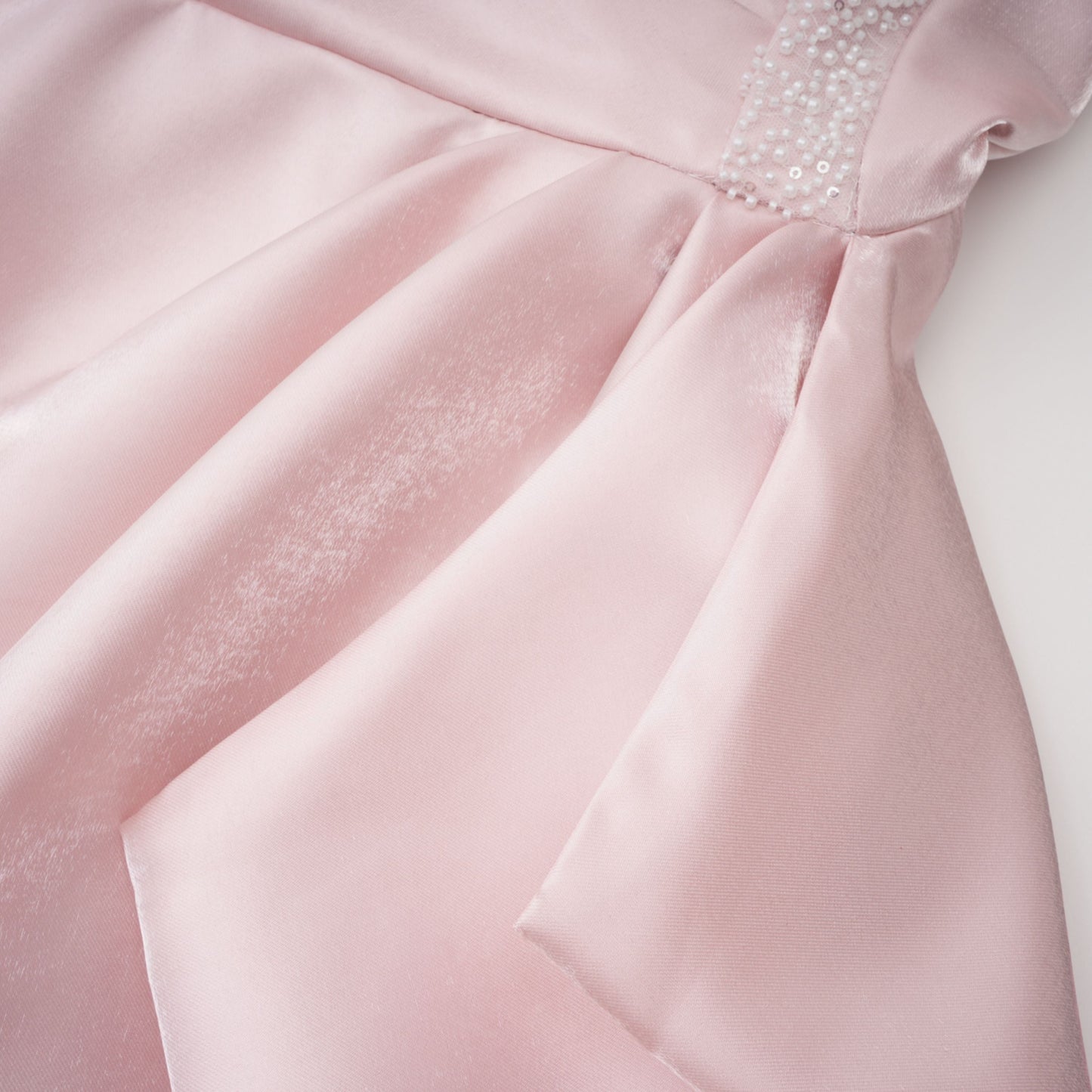 Charlotte Pembe Düşük Omuz Dantelli Maxi Elbise