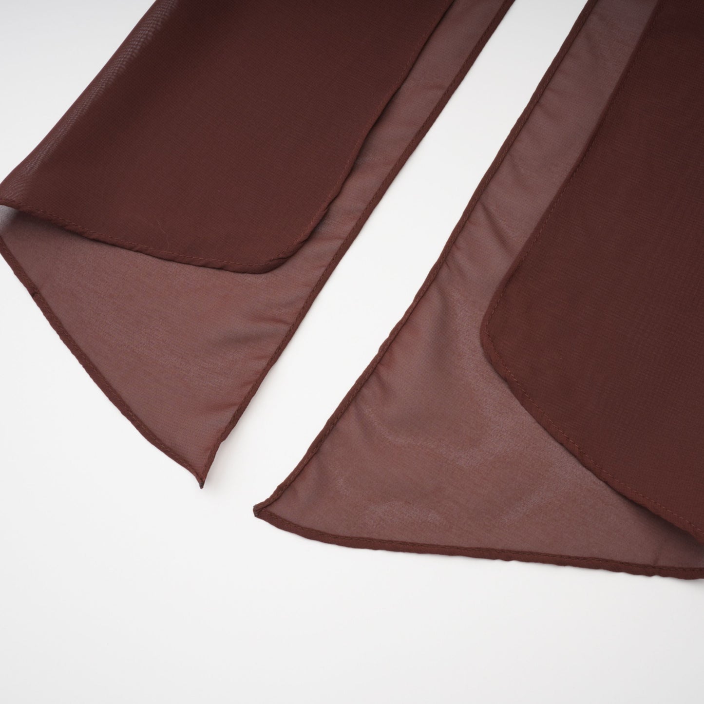 Inmaculada Brown Ruched Satin Maxi Dress (Without Gloves)