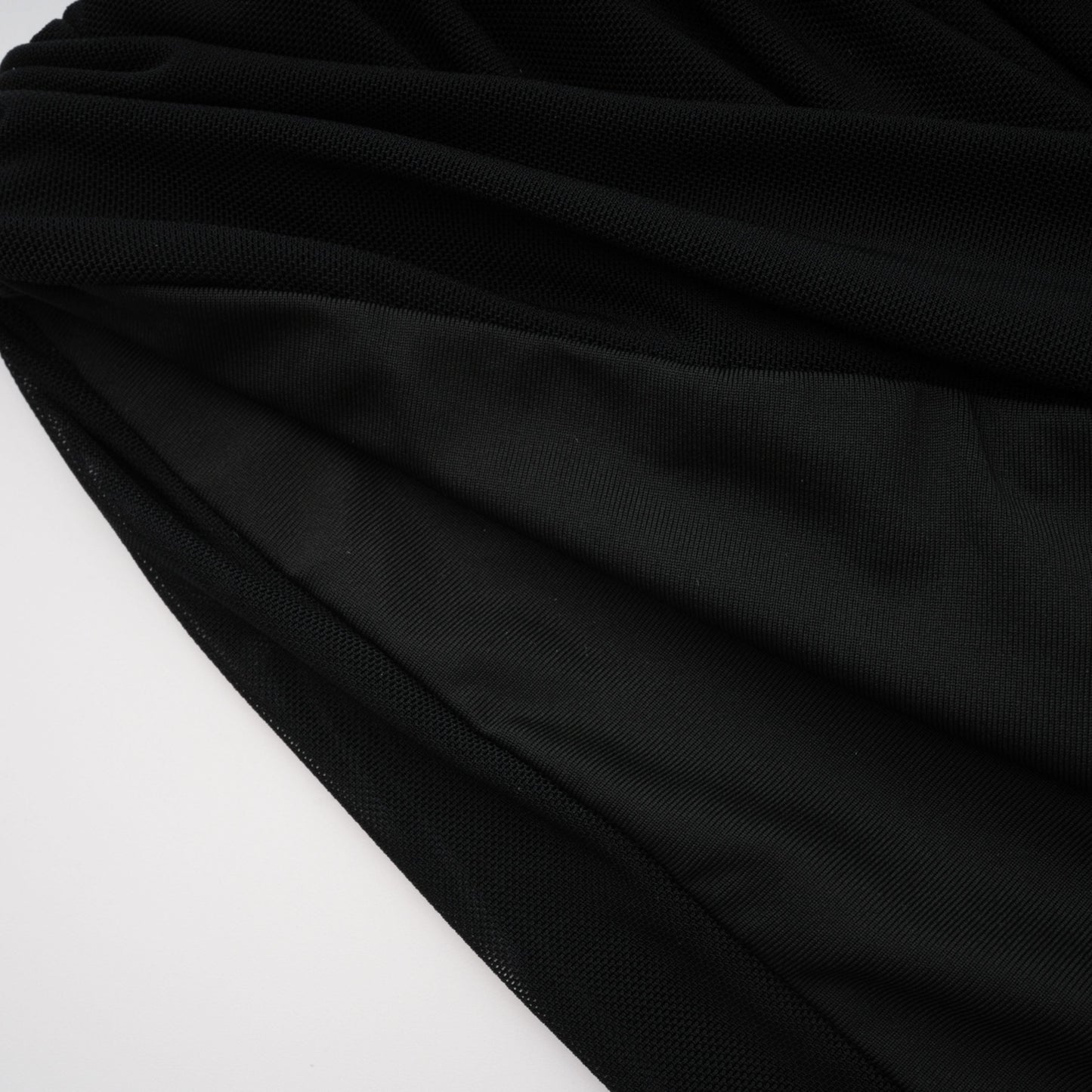 Ivona Black Halterneck Ribbon Design Mini Dress