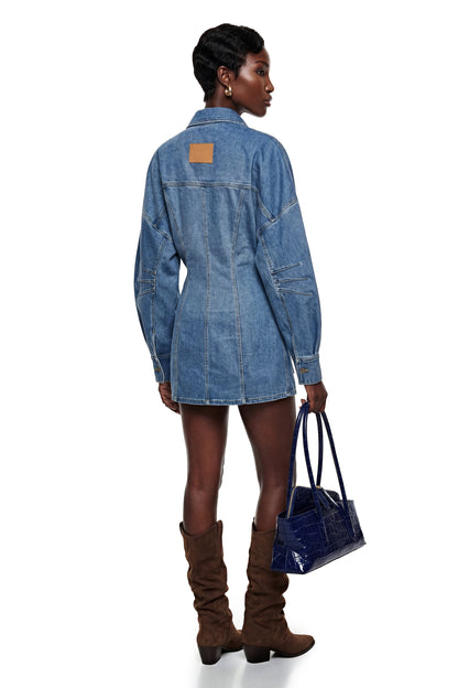 Eurydice Blue Button Down Denim Jacket