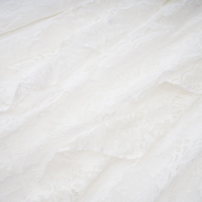 Evelyn White Halterneck Lace Maxi Dress