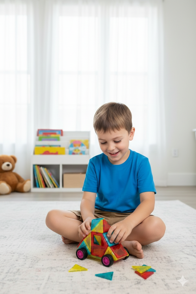 Toy Mind™ 78 Parça Dev Eğitici STEM Blok Seti - Montessori Uyumlu