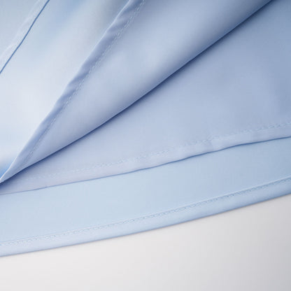 Hannah Blue One Shoulder Satin Maxi Dress