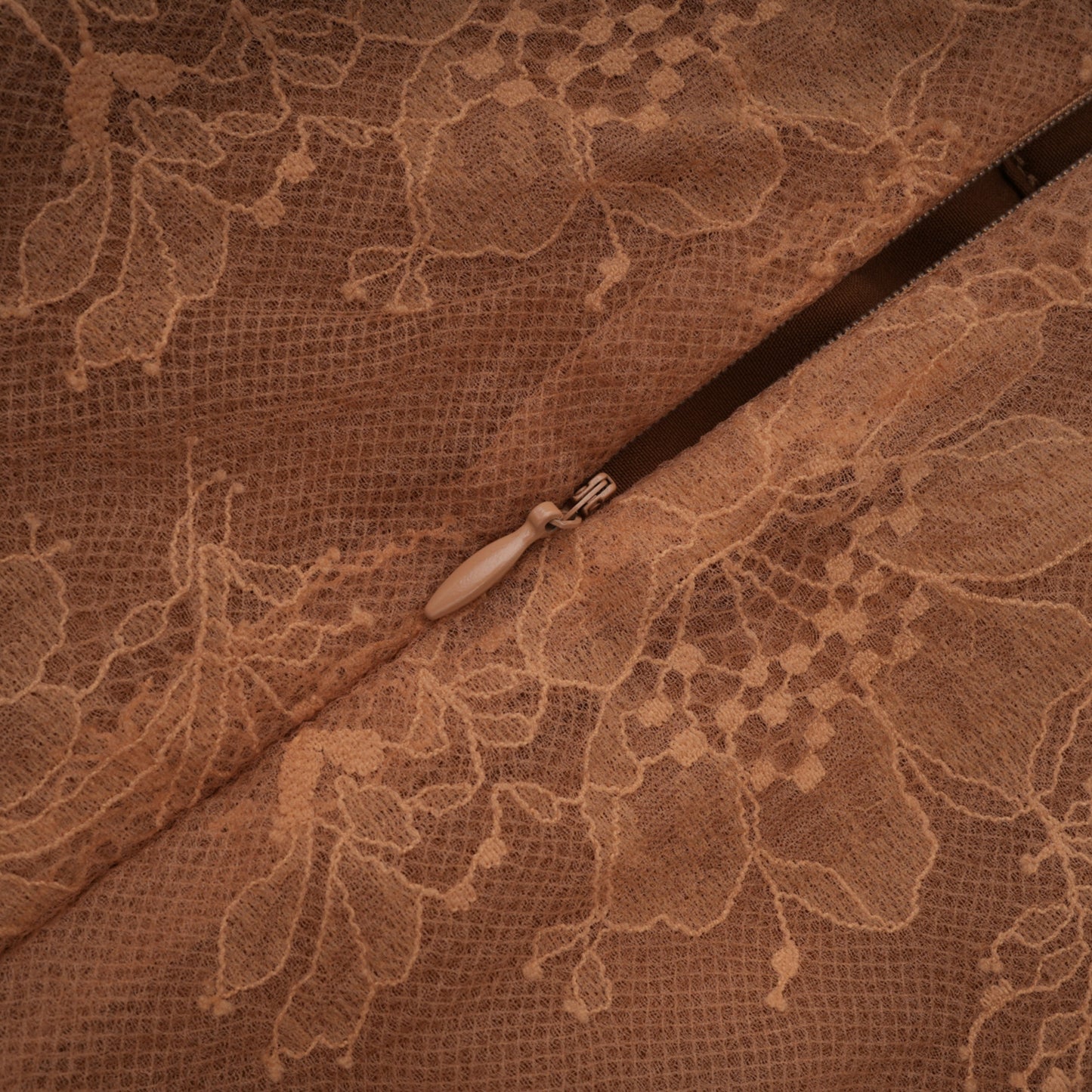 Holly Chocolate Brown Halterneck Mesh Mini Dress