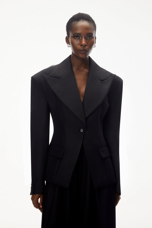 Homa Black Oversized Blazer & Trouser Set