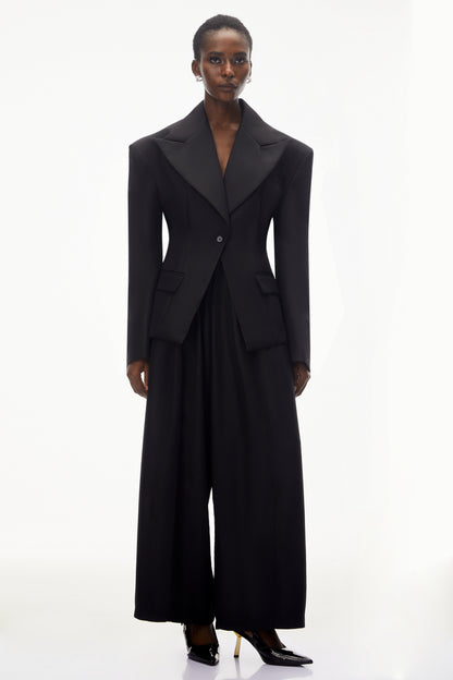 Homa Black Oversized Blazer & Trouser Set
