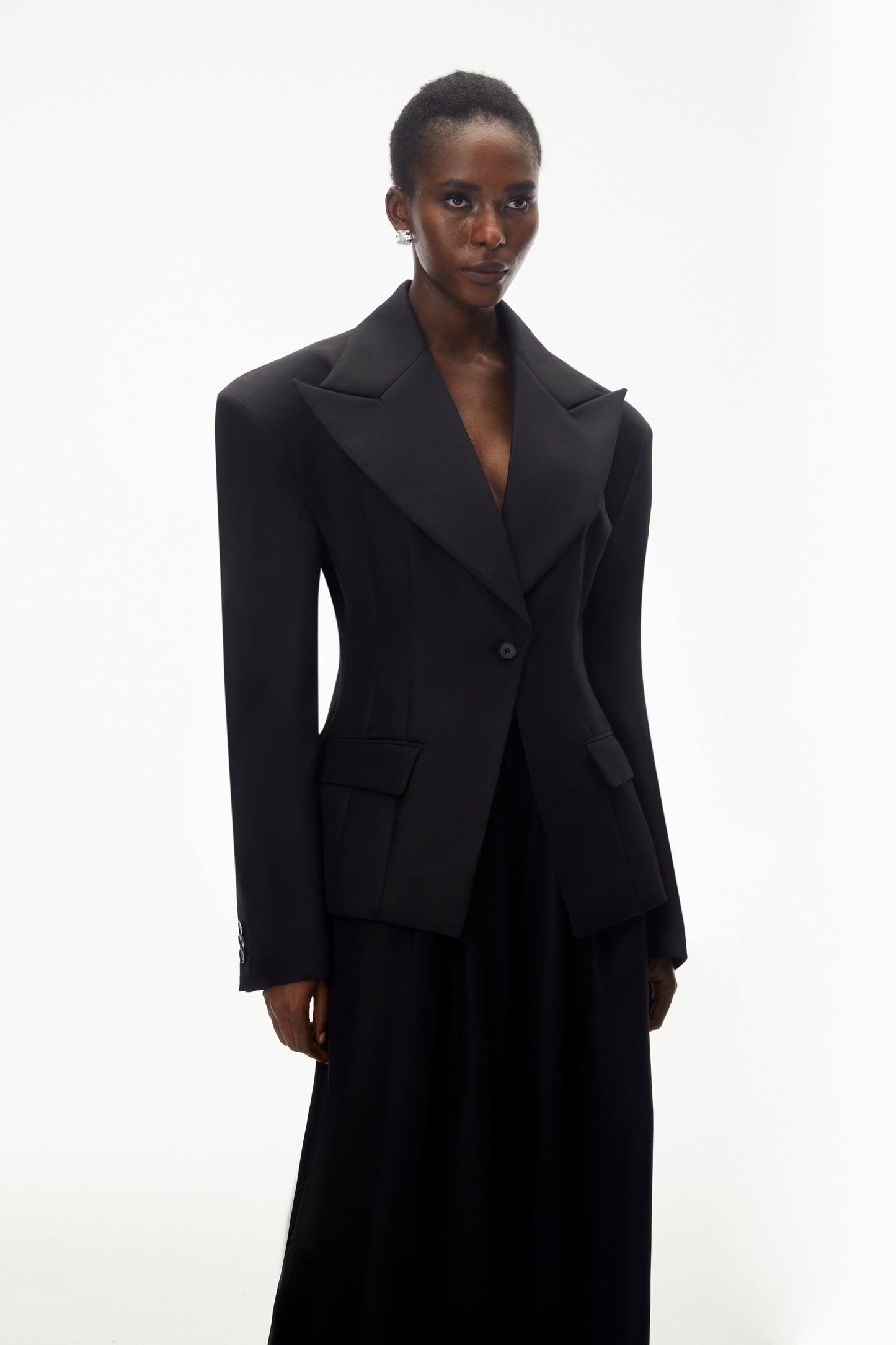 Homa Black Oversized Blazer & Trouser Set