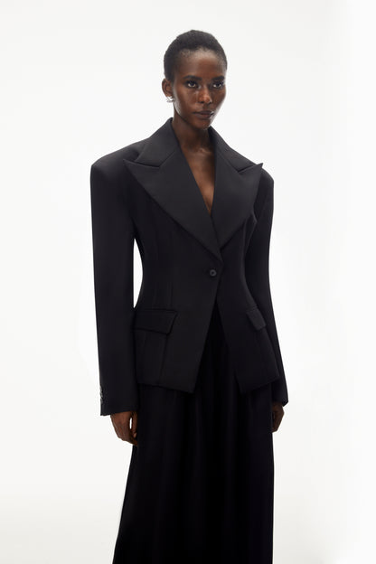 Homa Black Oversized Blazer & Trouser Set