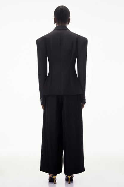 Homa Black Oversized Blazer & Trouser Set