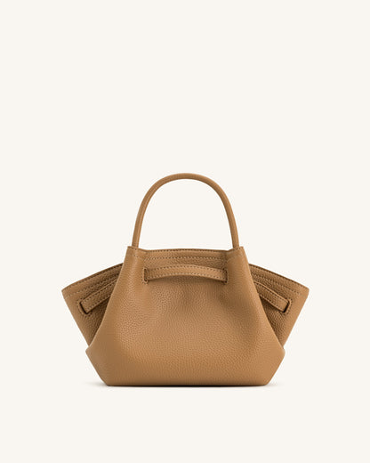 Hana Mini Tote Çanta - Latte Rengi Renk
