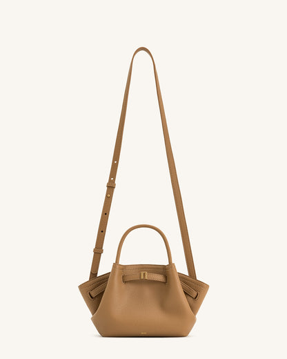 Hana Mini Tote Çanta - Latte Rengi Renk