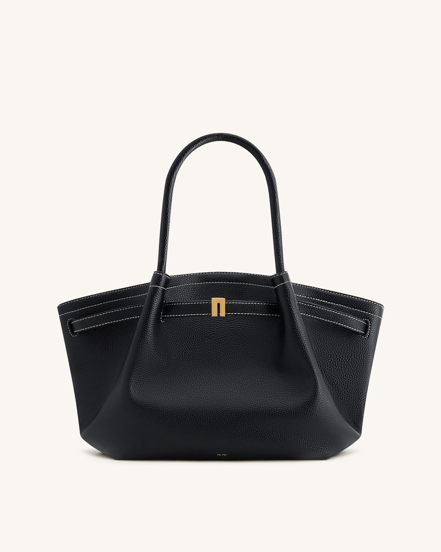 Hana Orta Boy Tote Çanta - Siyah