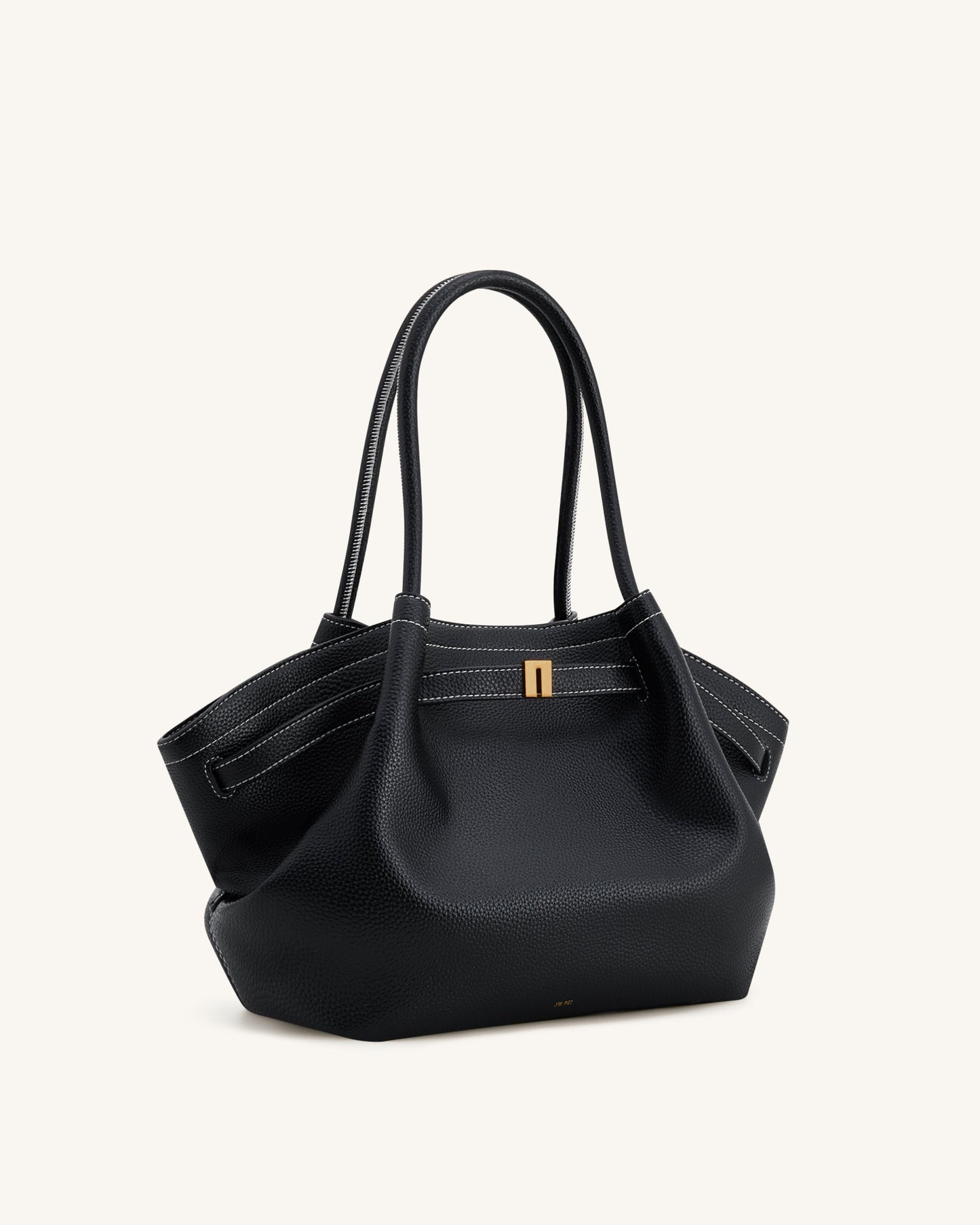 Hana Orta Boy Tote Çanta - Siyah